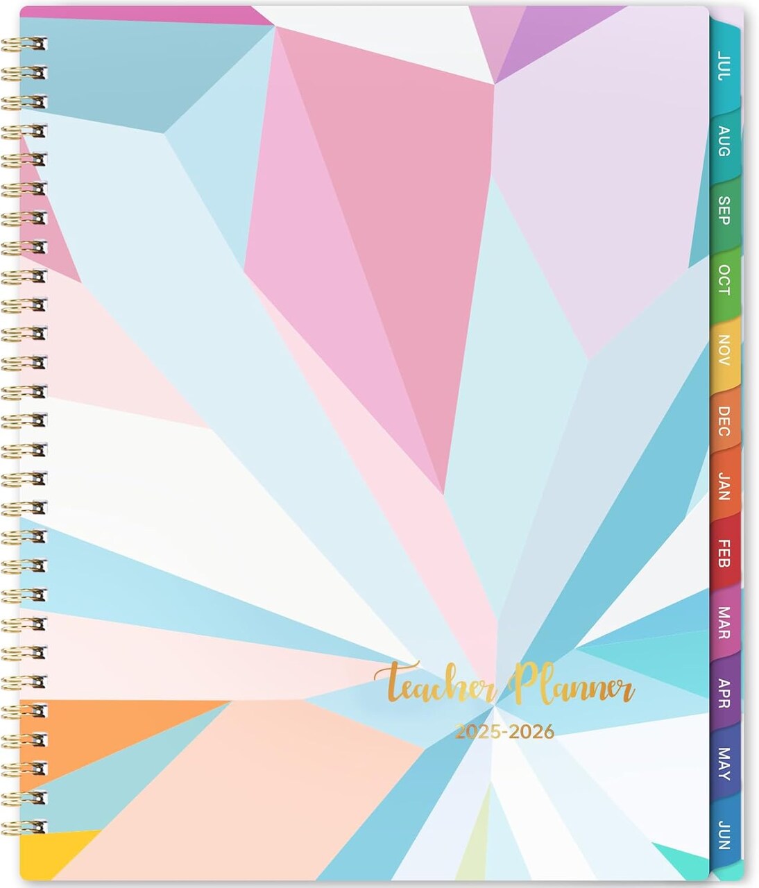 Teacher Planner 2025-2026, Lesson Plan Book for Teachers - Blue-purple